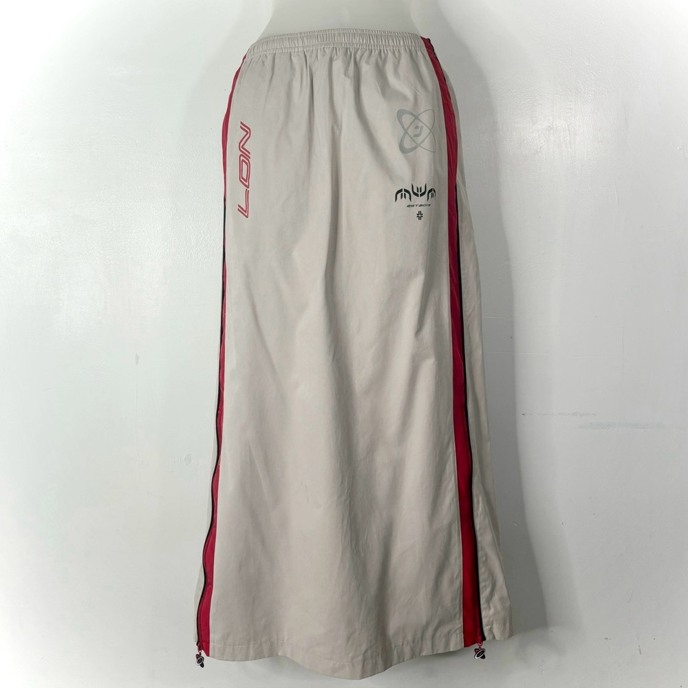 Jaded London Nude Beige Long Wind Breaker Maxi Skirt